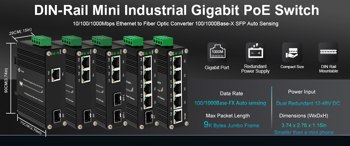 Quality Industrial PoE Switch factory