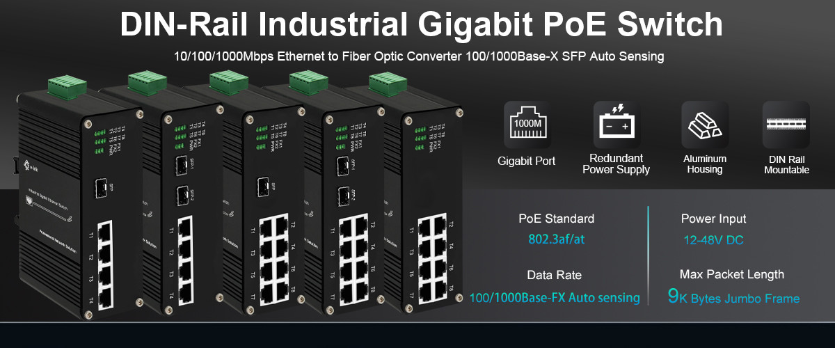 Quality Industrial PoE Switch factory