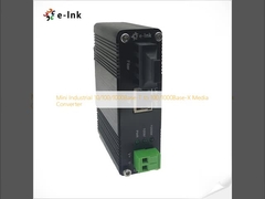 Mini Industrial 10/100/1000Base-T to 100/1000Base-X Media Converter