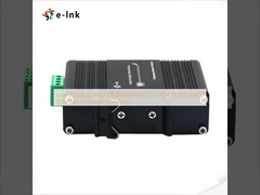 Mini Industrial 1-Port 100/1000X SFP to 1-Port 10/100/1000T 90W PoE++ Media Converter