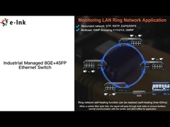 Industrial L2+ 8-Port 10/100/1000T + 4-Port 1000X SFP Managed Ethernet Switch