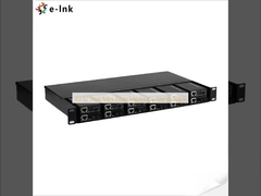 1U 12 Slots Mini Fiber Media Converter Rack