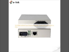 10/100M WDM Fast Ethernet Media Converter with Built-in PSU