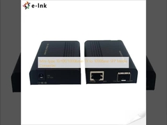 Mini-type 10/100/1000Base-TX to 1000Base-SFP Media Converter