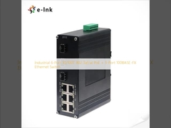 Industrial 6-Port 10/100T 802.3af/at PoE + 3-Port 100BASE-FX Ethernet Switch