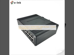 Industrial 8-Port 10/100/1000T 802.3bt PoE + 2-Port 100/1000BASE-X Ethernet Switch