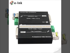 Mini 4K DVI Fiber Optic Extender with RS232