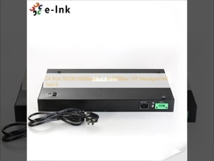 24-Port 10/100/1000Base-T + 4x1000Bae-SFP Managed PoE Switch