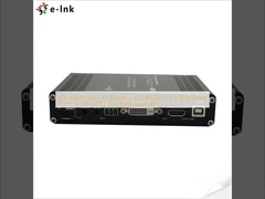 1Ch 1080P DVI + USB KVM + 1Ch RS232 + 1Ch Bidi Stereo Audio + 1Ch GPIO over Fiber Extender