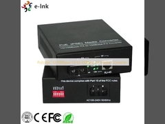 PoE(PSE) 10/100Base-TX to 100Base-FX Media Converter
