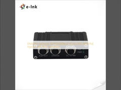 EN50155 Industrial 10/100/1000M/2.5G/5G/10G 90W PoE Injector with M12 connector