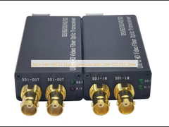 Mini 24G-SDI to Fiber Converter with 24G-SDI 1*LC fiber