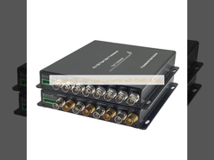 4-Channel 3G-SDI Fiber Converter with RS485 & Tally