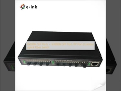 8x100M SFP Ports + 1x1000M SFP Port /TP Port (Combo) uplink Fiber Switch