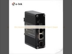 Mini Industrial Gigabit Ethernet PD Switch with Type-C Output