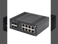 Industrial L2+ 8-Port 10/100/1000T + 4-Port 1000X SFP Managed Ethernet Switch