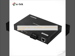 1-Ch HDMI Video + 1-Ch 10/100M Ethernet over Fiber Extender