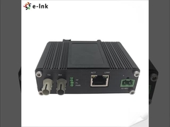 Mini Industrial 10BASE-T to 10BASE-FL Ethernet Media Converter