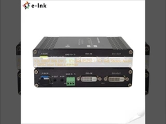 1Ch 1080P Bidi DVI + 1Ch Bidi RS232 + 1Ch Bidi Stereo Audio + GPIO over Fiber Extender