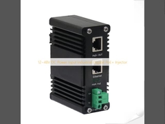 12~48V DC Power Input Industrial Gigabit PoE+ Injector