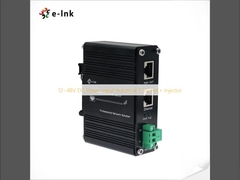 12~48V DC Power Input Industrial 2.5G PoE+ Injector