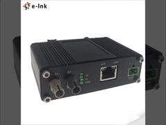 Mini Industrial 10BASE-T to 10BASE-FL Ethernet Media Converter