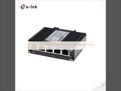 Industrial 1-Port 802.3at PoE+ to 4-Port 802.3af/at Gigabit PoE Extender