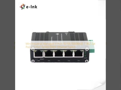 Mini Industrial Managed 4-Port 10/100/1000BASE-T 802.3at PoE + 1-Port 10/100/1000T Ethernet Switch