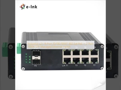 Industrial L2+ 8-Port 10/100/1000T 802.3at PoE + 2-Port 1000X SFP Managed Ethernet Switch