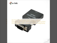 Mini RS232 to Wifi Adapter RS232 Wireless Extender Transparent Transmission Wifi-RS232 adapter No Drive Telnet Protocol RS232 to Wifi Converter for Remote Config/Testing