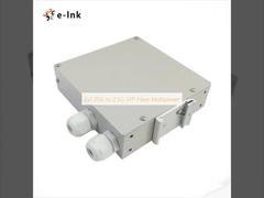 2x1.25G to 2.5G SFP Fiber Multiplexer