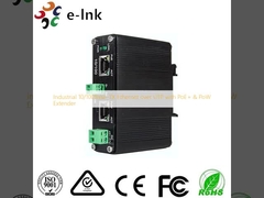 Industrial 10/100Base-TX Ethernet over UTP with PoE+ & PoW Extender