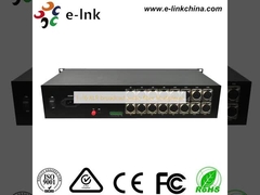 1~16 XLR broadcast audio fiber Multiplexer