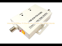 Industrial 10/100Base-TX Ethernet over UTP with PoE+ & PoW Extender