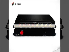 4Ch Bi-directional RCA Audio over Fiber Optical Converter