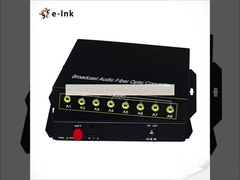 8Ch RCA Audio over Fiber Optical Converter