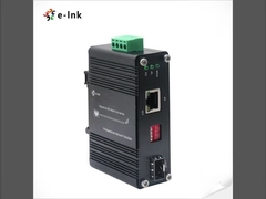 Mini Industrial 10G/5G/2.5G/1G/100M Copper to 10GBASE-X SFP+ Media Converter Supports DIN-Rail & Wal