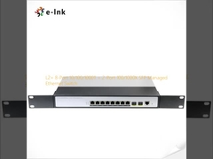 L2+ 8-Port 10/100/1000T + 2-Port 100/1000X SFP Managed Ethernet Switch