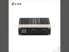 Mini 4K/60Hz HDMI 2.0 KVM USB over Fiber Optic Extender