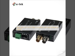 Mini-type 3G-SDI to Fiber Converter with Tally & Reverse RS485 