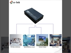 1Ch HDMI + 1Ch Bidirectional Stereo Audio + 1Ch RS232 over Fiber Optic Extender Compliance with HDMI