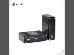 Mini 4K/60Hz HDMI 2.0 KVM USB over Fiber Optic Extender Supports keyboard and mouse signal transmiss