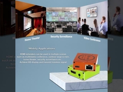 Mini HDMI Over CAT5/CAT6 Extender with IR - 165ft (50m) with Uncompressed and zero latency