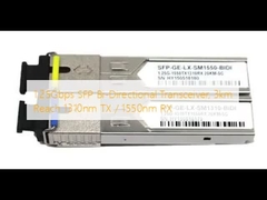 1.25Gbps SFP Bi-Directional Transceiver, 3km Reach 1310nm TX / 1550nm RX