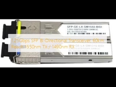 1.25Gbps SFP Bi-Directional Transceiver, 60km Reach 1550nm TX / 1490nm RX