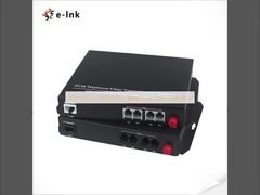 4Ch POTS（FXO/FXS）Telephone over Fiber Mux