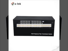 64Ch POTS（FXO/FXS）Telephone over Fiber Mux 