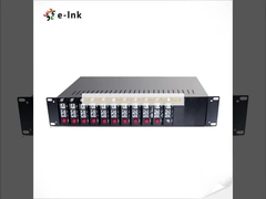14-slots 2U Telephone Fiber Mux Rack