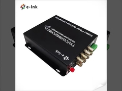 8Ch 5MP HD-Video 4-in-1 Video Fiber Converter with Industrial wide range of operational temperature