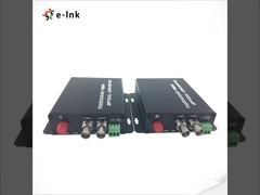 2Ch HD-AHD/HD-CVI/HD-TVI/CVBS 4-in-1 Video Fiber Converter Through LED indicators to inform its func